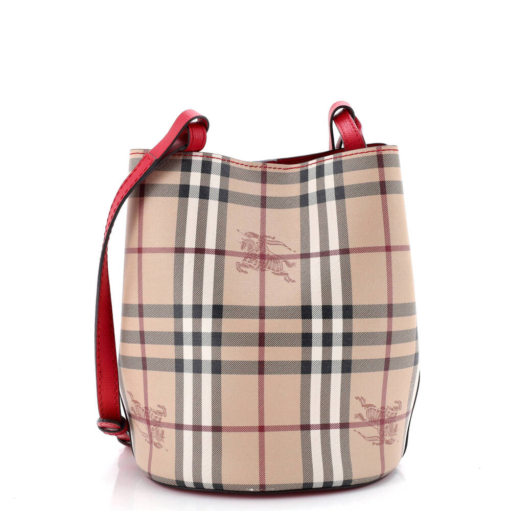 Burberry Lorne Bucket Bag Haymarket #199156B75B